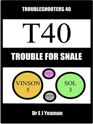 cover image of Trouble for Snale (Troubleshooters 40)